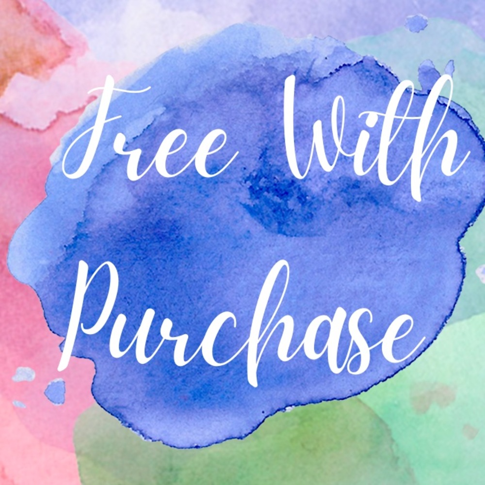All items with ⭐️or ☀️ are free with any purchase.